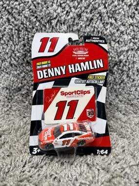 NASCAR Authentics 2021 Wave 13 Denny Hamlin #11 Sport Clips Darlington Throwback